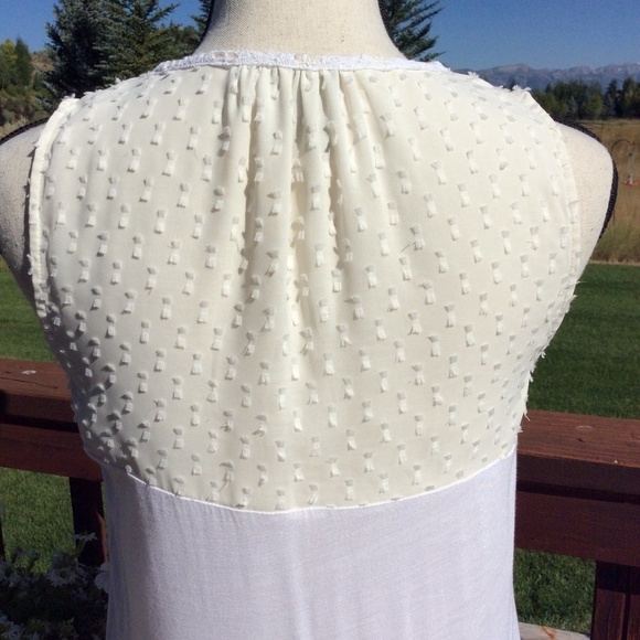 Anthropologie One September Cream Beaded Top Sz-XS - Picture 5 of 7